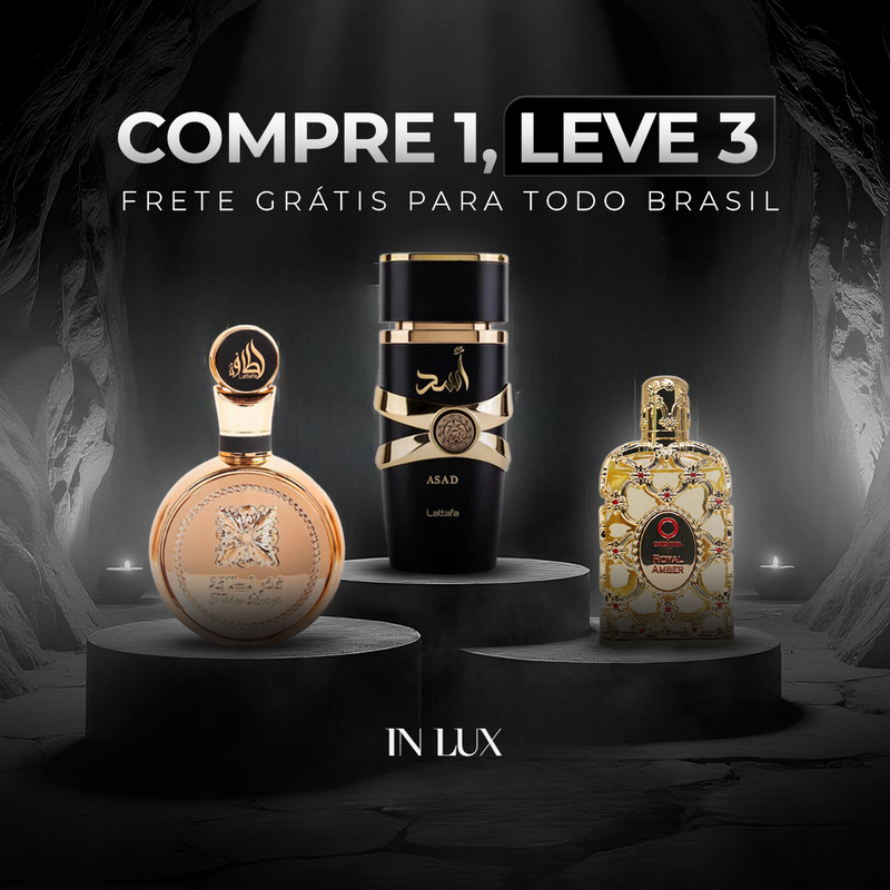 Combo Árabe compre 1 e leve 3 Perfumes Premium - 100ml